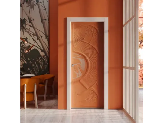 Porta per interni in sabbia colorata Casa Zen Kara di Bertolotto