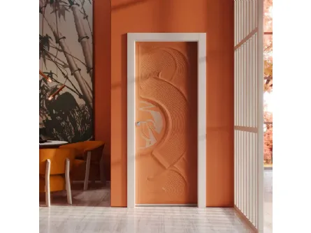 Porta per interni in sabbia colorata Casa Zen Kara di Bertolotto