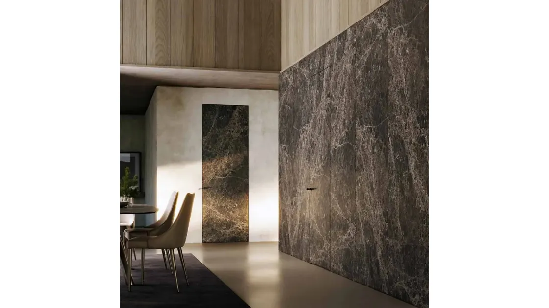 Porta per interni in ceramica Fusion Este Emperador Extra di Bertolotto