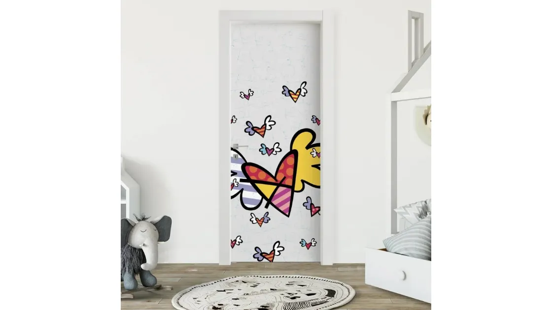 Porta per interni Britto Flying Hearts Too di Bertolotto