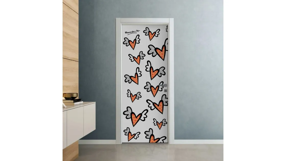 Porta per interni Britto Flying Hearts di Bertolotto