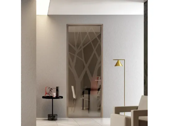 Porta per interni Mini Tall Glass Bronze di Bertolotto